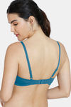 Zivame Innovation Push-Up Non Wired Medium Coverage Bra - Sailor Blue — thumbnail 3